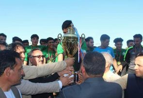 تیم اتک انرژی جام قهرمانی لیگ برتر فوتبال هرات را بالای سر برد