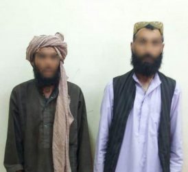 دو تن از افراد صفی‌الله چپات، فرمانده طالبان در هرات دستگیر شدند