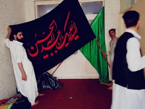 علم عزای حسین ابن علی(ع) در هرات به پا می‌شود