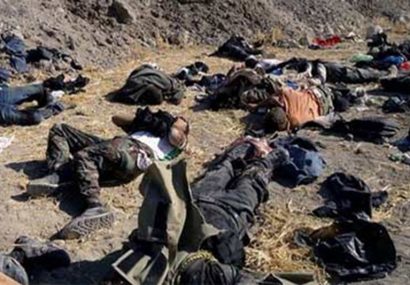 طالبان غور جرات ندارند اجسادشان را جمع کنند