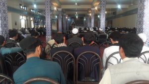 عالمانی دینی و برخی جوانان هرات هفتمین روز درگذشت حضرت آیت الله سید حسین ساجدی را گرامی داشتند