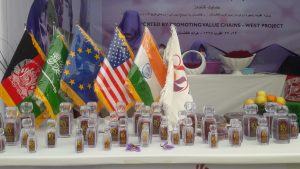 نمایشگاه پنجمین جشنواره گل زعفران هرات گشایش یافت