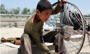 190 کودک خیابانی هرات بایسیکل سوار می‌شوند