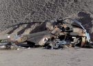 سقوط چرخبال نظامی در فراه جان دو خلبان را گرفت