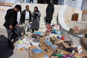 مقداری مواد خوراکی تاریخ گذشته از سطح شهر هرات جمع‌آوری شد