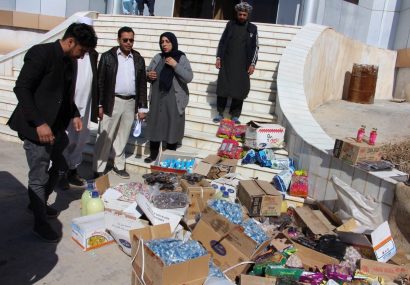مقداری مواد خوراکی تاریخ گذشته از سطح شهر هرات جمع‌آوری شد