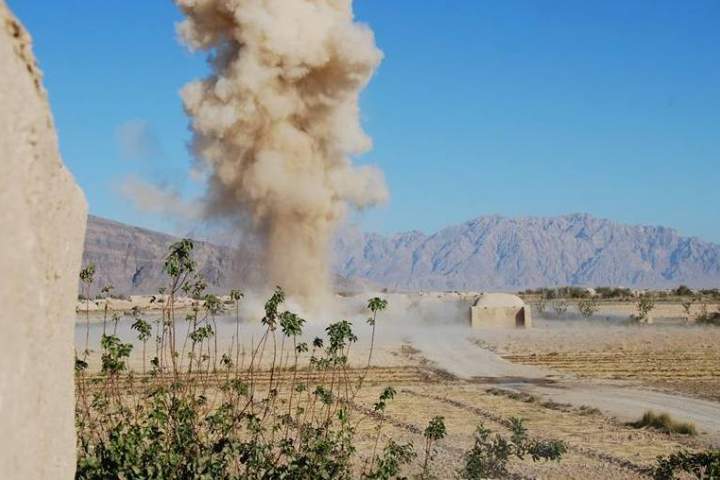 انفجار ماین کنترولی توسط طالبان در بادغیس