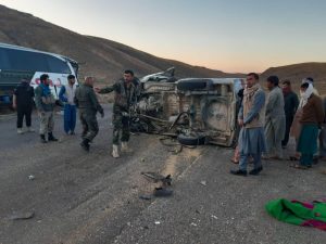 حادثه ترافیکی در مسیر شاهراه هرات – قندهار جان 10 تن را گرفت