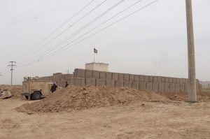 یک قرارگاه امنیتی در روستای حیدری قولی با استحکامات قوی ساخت شده است
