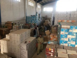 کشف و ضبط انبار بزرگ فاسد شده مواد قلیان به ارزش 27 میلیون افغانی