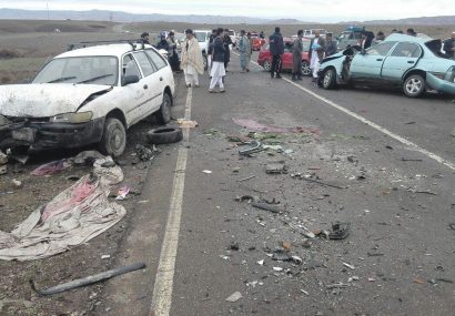 حادثه ترافیکی در مسیر هرات_پشتون زرغون، ۱۲ زخمی برجای گذاشت