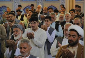 برگزاری نماز عید فطر در دو مسجد بزرگ ولایت هرات به روایت تصویر