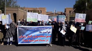زنان هرات: خانم‌ها باید در 50 فیصد نظام آینده کشور سهم داشته باشند