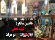 بزرگداشت از هفتمین سالروز شهادت شیخ عزیزالله نجفی در هرات