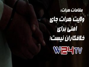 مسئولان امنیتی: ولایت هرات جایی برای خلافکاران نیست