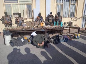 کشف و ضبط مقدار سلاح و تجهیزات مختلف نظامی از ولسوالی گذره هرات
