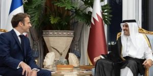 رئیس جمهور فرانسه و امیر قطر در مورد افغانستان گفتگو کردند
