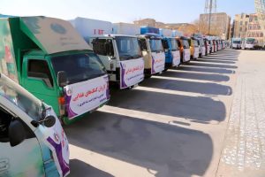 به شش هزار خانواده نیازمند در هرات از سوی بنیاد احمدشاه فقیری مواد غذایی توزیع شد