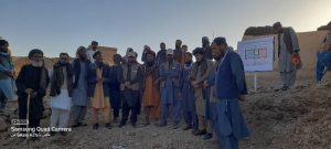 برای ۱۵۰۵ فامیل متضرر در غور سرپناه ساخته می‌شود