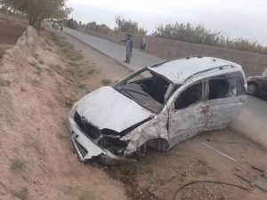 واژگون شدن موتر عروسی در هرات؛ داماد و یک خانم جان باختند