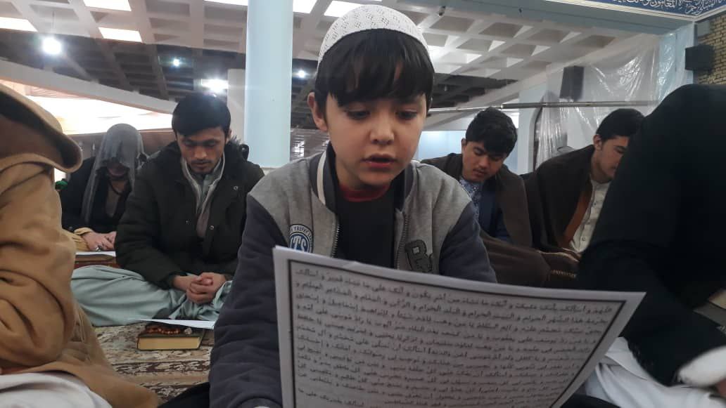 گزارش تصویری از مراسم اعتکاف در مسجد جامع صادقیه ولایت هرات