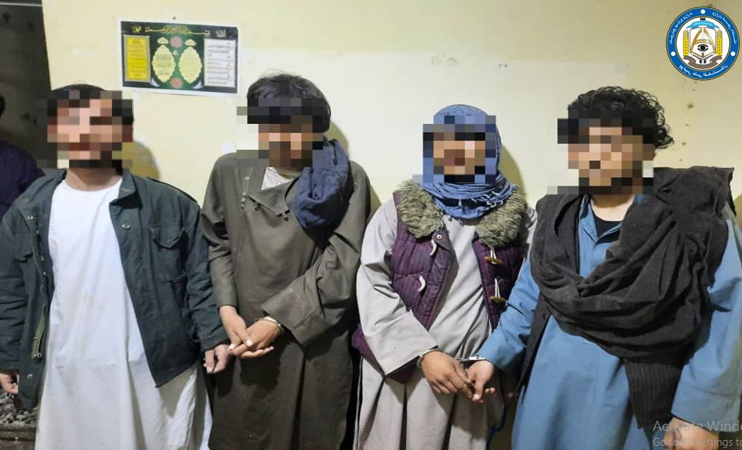 یک باند چهار نفره سرقت در ولایت هرات متلاشی شد