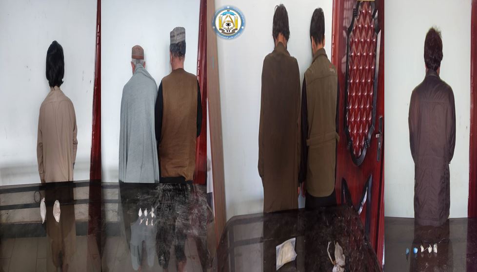 پولیس هرات ۹ تن را به اتهام فروش مواد مخدر بازداشت کرد