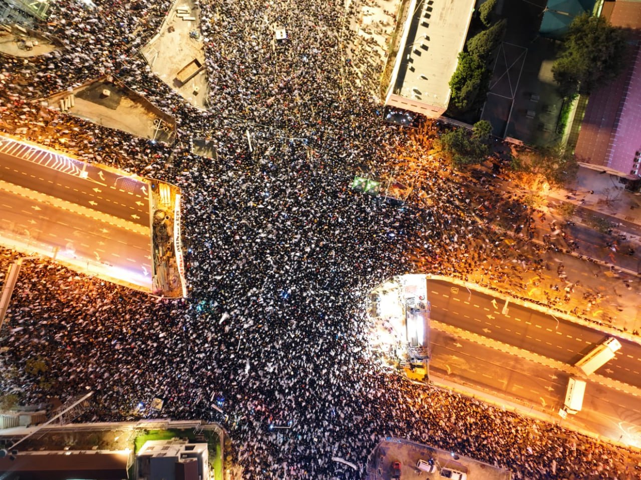 برگزاری بزرگترین تجمع اعتراضی علیه نتانیاهو در سرزمین‌های اشغالی