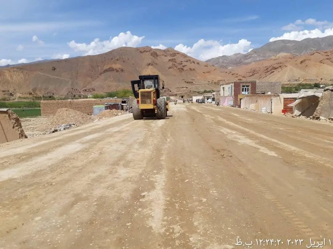 گزارش تصویری از روند کار شاهراه هرات – غور