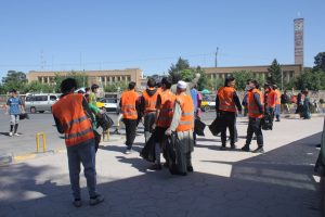 برگزاری برنامه حشر عمومی برای پاک‌کاری شهر هرات