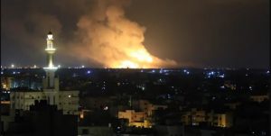 جنگنده‌های اسرائیلی مواضع فلسطنیان را بم باران کردند