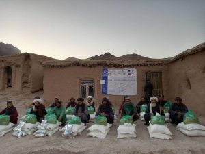 توزیع بسته‌های موادغذایی برای دست‌کم 2200  خانواده در ولایت هرات