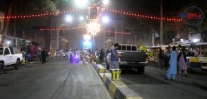 بازار جاده لیلامی هرات شبانه شد