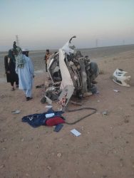 جان باختن پنج تن در یک حادثه ترافیکی در هرات