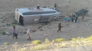 2 کشته و 17 زخمی در حادثه ترافیکی در زابل