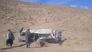 حادثه ترافیکی در بادغیس؛ شش تن جان باخته و دو تن دیگر مجروح شدند