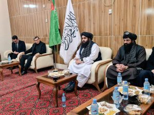 دیدار سرپرست وزارت خارجه افغانستان با وزیر امور خارجه ترکمنستان در هرات