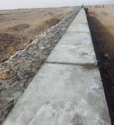 دیواری محافظتی به ارزش دست‌کم 403 میلیون افغانی در فراه تکمیل شد