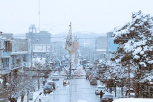 قلعه‌نو و فیروزکوه غرق در برف