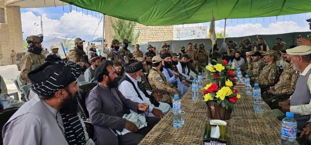 پایان درگیری میان مرزبانان افغانستان و پاکستان با میانجیگری بزرگان قومی در پکتیا