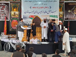 گرامی داشت از شهدای کربلا؛ مسابقه‌ «سرمشق‌هایی از حبیب برای حبیب شدن» در هرات برگزار شد