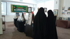 برای جا ماندگان اربعین؛ نمایشگاه حماسه ماندگار در حوزه علمیه عترتیه هرات برگزار شد