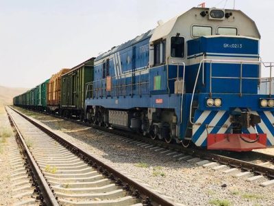 افغانستان در هفته ماه ۲.۳ میلیون تن کالا از طریق خط آهن مبادله کرده است