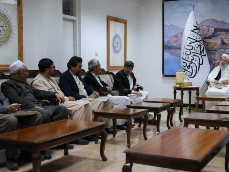 دیدار معاون امارت اسلامی با بزرگان اهل تشیع
