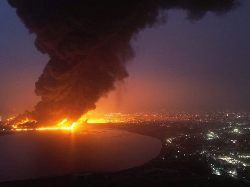 آمریکا و انگلیس بار دیگر در حمایت از اسرائیل شهرهای یمن را بمباران کردند