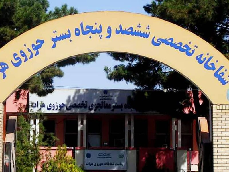 افزایش بیماران کودک در شفاخانه حوزوی هرات به دلیل سردی هوا