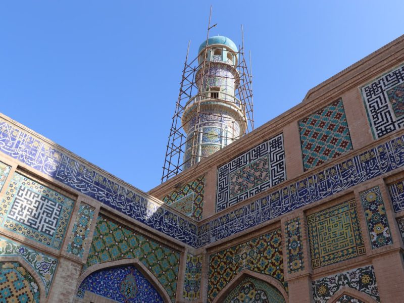 بازسازی مسجد جامع هرات پس از زلزله در مراحل پایانی قرار دارد