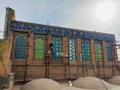 ۸۰ متخصص روزانه برای بازسازی مسجد جامع هرات کار می‌کنند