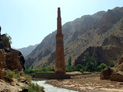 پروژه «گابیون‌کاری» اطراف منار جام غور برای جلوگیری از آسیب تکمیل شد