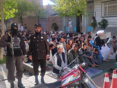 حضور گسترده نیروهای امنیتی برای تأمین امنیت روزهای عید در هرات